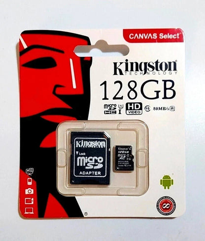 Kingston Micro Memory Card 4GB 8GB 16GB 32GB 64GB 128GB 256GB 512GB with FREE Type C card reader
