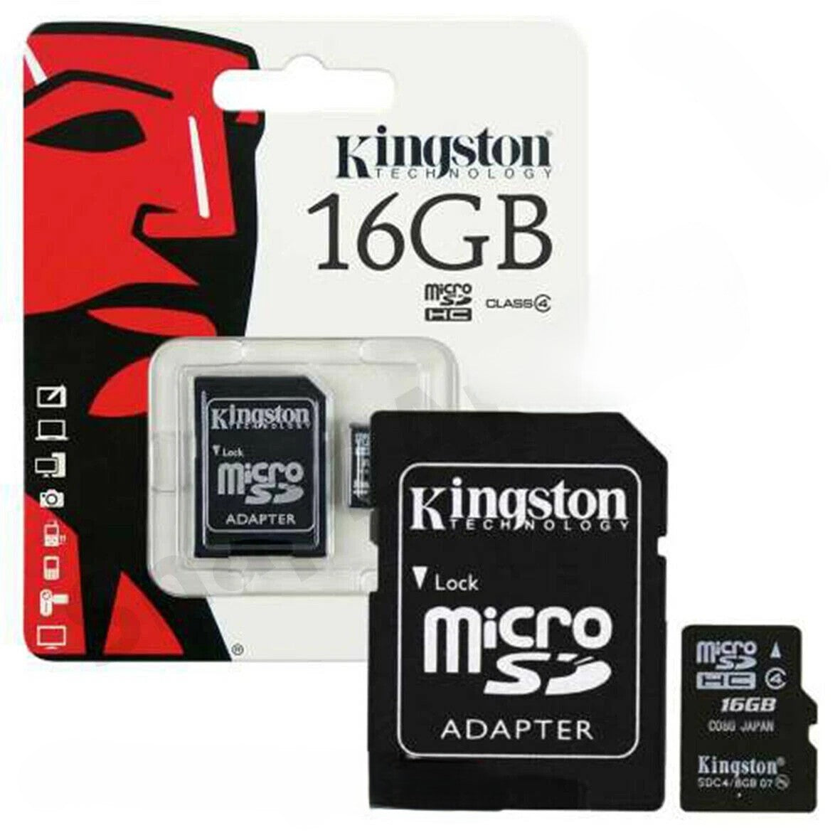 Kingston Micro Memory Card 4GB 8GB 16GB 32GB 64GB 128GB 256GB 512GB with FREE Type C card reader