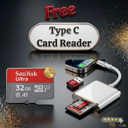 SanDisk Extreme Pro Micro Memory Card 32GB 64GB 128GB 256GB 512GB with Adapter