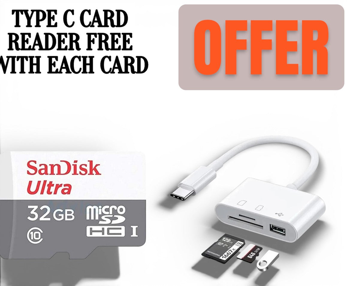 SanDisk Extreme Pro Micro Memory Card 32GB 64GB 128GB 256GB 512GB with Adapter