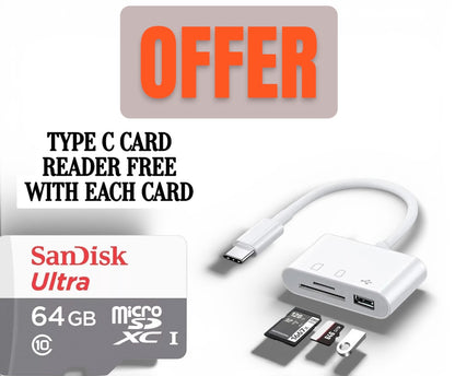 SanDisk Extreme Pro Micro Memory Card 32GB 64GB 128GB 256GB 512GB with Adapter