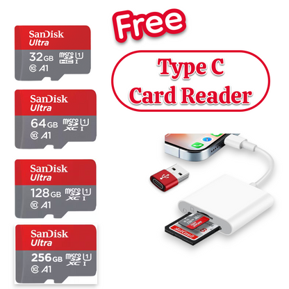 SanDisk Extreme Pro Micro Memory Card 32GB 64GB 128GB 256GB 512GB with Adapter